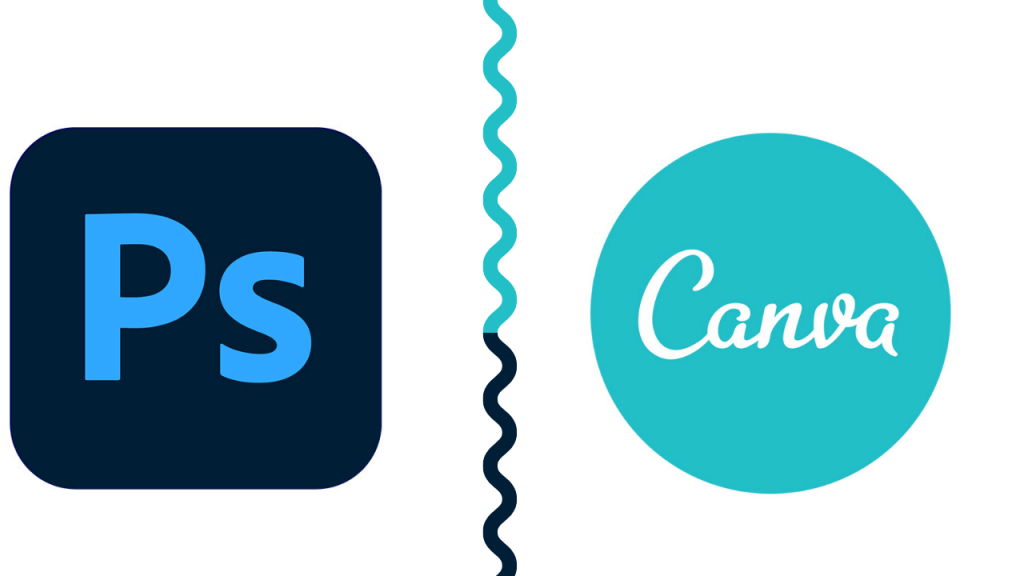 Photoshop and Canva Logo