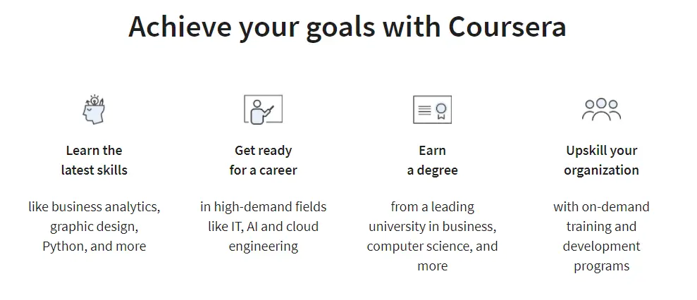 Coursera Learning Goals